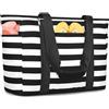 KTUEOV Borsa Mare Donna Grande, Borsa Spiaggia XXL Famiglia 45L Impermeabile Borse Mare con Cerniera Pieghevole Leggera Borse Beach Tote Bag per Spiaggia,Viaggio,Vacanza
