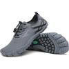 SAGUARO Scarpe da Scoglio Uomo Scarpette da Scoglio Donna Scarpe Mare Antiscivolo Scarpette Mare Scarpe Acqua Asciugatura Rapida Scarpe per Spiaggia Immersione Surf Grigio Nardo Gr.43 EU
