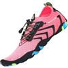 SAGUARO Scarpe da Scoglio Uomo Scarpette da Scoglio Donna Scarpe Mare Antiscivolo Scarpette Mare Scarpe Acqua Asciugatura Rapida Scarpe per Spiaggia Immersione Surf Rosa A Gr.36 EU