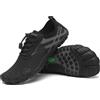 SAGUARO Scarpe da Scoglio Uomo Scarpette da Scoglio Donna Scarpe Mare Antiscivolo Scarpette Mare Scarpe Acqua Asciugatura Rapida Scarpe per Spiaggia Immersione Surf Nero Inquietante Gr.36 EU