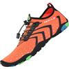 SAGUARO Scarpe da Scoglio Uomo Scarpette da Scoglio Donna Scarpe Mare Antiscivolo Scarpette Mare Scarpe Acqua Asciugatura Rapida Scarpe per Spiaggia Immersione Surf Arancione Gr.41 EU