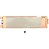 BONKZEBU Resistente Coperchio del Dissipatore di Calore SSD in Lega di Alluminio per Nvme M.2 NGFF SSD XPS 15 9500 9510 9520, Parte di Ricambio per Installazione Professionale