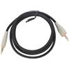 BONKZEBU Cavo per Cuffie OFC Durevole da 3,5 Mm per Cuffie MMX100 con qualità del Suono Chiara da 1,2 M per Utenti di Computer PC (Grigio)
