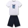 Sanetta 246145 Set di Pigiama, Bianco, 140 Bambini e Ragazzi