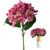 Generic Ortensie artificiali, ortensie artificiali, ortensie artificiali, bouquet di ortensie finte con stelo, realistici e lavabili, per tavolo, fidanzamento, anniversario