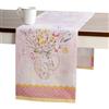 Maison d' Hermine Maison d'Hermine Runner da tavolo in 100% cotone, lunghezza 150 cm, per casa, cucina, sala da pranzo, feste, matrimoni, Primavera Estate (Easter Zest, 50 cm x 150 cm)