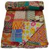 Estationeryhouse Trapunta Kantha vintage indiana patchwork fatto a mano Coperta reversibile copriletto in tessuto di cotone BOHEMIAN trapunta (85x55 Inch)