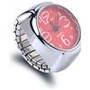Hemobllo 2 pezzi orologio ad anello - orologio da dito - orologi al quarzo - orologi da donna anello creativo per donna donna ragazza (rosso)