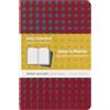 Moleskine Set 3 Quaderni Idee In Movimento, Pagine a Righe, Copertina Morbida in Cartoncino Fantasia, 3 Disegn Diversi, Formato Pocket 9 x 14 cm