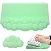FARYODI Set di poggiapolsi per tastiera, poggiapolsi ergonomico, con memory foam, antiscivolo, per computer, scrivania, ufficio, gioco (verde)