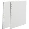 VOSSOT 90 Fogli Refill B5 a Quadretti 5mm Carta 100 GSM, 9 Fori, 18x25.5 cm per Quaderni, Scuola, Ufficio, Appunti, Matematica & Stampa