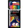 STABILO - Pennarello Premium con punta a pennello - Pen 68 brush | larghezza linea, ARTY, confezione da 10