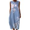 Generico Vestito Lino Donna Estivo Taglie Forti Abito Boho Lungo Elegante Caftano Donna Mare Copricostume Primavera 2026 Vestiti Estivi Donna Bohemien Etnico Maxi Dress (20,M)