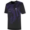Dunlop Sports DUNLOP Mens Game Tee 1 Tennis Shirt, Nero/Viola Indaco, XL Men's