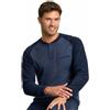 Il Granchio Pigiama Uomo Invernale in Caldo Jacquard - Pigiama Uomo Felpato - Pigiama Uomo Invernale Felpato Effetto Lana (2080 Jeans, XXL)