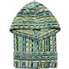 Nada Home Accappatoio Unisex Uomo Donna in Spugna Velour Cinigliato 100% Cotone 500gr con Cappuccio - Morbido, Assorbente ed Elegante, Design Jacquard