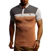 Leif Nelson LN1420 - Maglietta polo da uomo, estiva, con colletto, attillata, con inserto in cotone, basic, colore nero / bianco, a maniche corte, grigio melange, XL