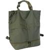 WildOath Zaino di grande capacità, convertibile in borsa a tracolla singola, zaino unisex resistente per uomini e donne, Verde, L