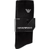 Emporio Armani Uomo 3-pack Medium Socks Sporty Terrycloth Confezione da 3 calzini medi, Nero, Taglia unica