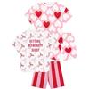 Harry Bear Pigiama Ragazza Lot de 2, Pigiami Ragazza con Stampa Fiocchi e Cuori, Pigiama Bambina Cotone a Maniche Corte 12-13 Anni