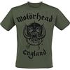 Motörhead Hammersmith Short Sharp Pain Uomo T-Shirt Cachi 100% Cotone Regular