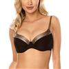 Vivisence Reggiseno Bikini Push-Up con Ferretti 3224, Nero,4E