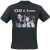 Ozzy Osbourne Hellraiser Ozzy & Lemmy Uomo T-Shirt Nero 100% Cotone Regular