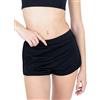 MYLILY Pantaloni da bagno in poliuretano, colore nero