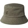 Kangol Cappello Washed Bucket Hat Donna/Uomo - Cappelli da Spiaggia Estivo Pescatore Primavera/Estate Estate - XL (60-61 cm) Kaki