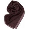 MAPIMANIA - Stola Elegante Donna Color Marrone Scuro per Cerimonia e Matrimonio Made in Italy, Scialle coprispalle estivo Chiffon 200x80, Sciarpa Copri spalle per abito