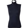 RAGNO Maglia Donna Dolcevita Ciclista Smanicato Collo Alto Calda Viscosa Sottogiacca Articolo 076623 T -Soft SM Collo Alto, 078K Bleu, I 2 - F 40/36 - D 42 - UK 32/12 - USA S