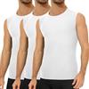 Falechay Pacco da 3 Canottiera Uomo 100% Cotone Canotta | Collo Tondo,Senza Etichette,Idonea Per Sport,Fitness E Casa,Traspirante