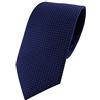 TigerTie ohne Markenname Cravatta in seta - blu scuro marino argento a pois