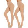 DUCMODA Collant termici da donna extra caldi foderati | Fodera interna in pile spessa e morbida, collant snellenti invernali a vita alta, comodi, opachi per i giorni freddi, L-XL