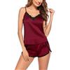 Ekouaer Pigiami Due Pezzi da Donna Seta Pigiama Donna Sexy, S-XXL