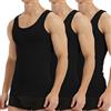 Falechay Canottiera Uomo Pacco da 3 100% Cotone Canotta Nero 3XL