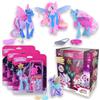 #sbabam FUNNY BOX Ponycorn Fashion Dress, Animali Giocattolo per Bambini, 3 Pezzi, Pony Cavalli Giocattolo con Accessori e Vestitini per Personalizzarli - Giochi per Bambini, Regalo Bambina e Bambino