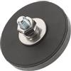 GATHINESS Base Magnetica Nera Gommata Rotonda Per Supporto Staffe Telecamera Montaggio Magnetico Per Wedding Car Flower Disk