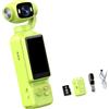 APGLSXY Action camera portatile con obiettivo rotante con display frontale, fotocamera da viaggio 1080P con ricarica di tipo C per video quotidiani Pocket Cycling Footage Daily Vlog giornalieri