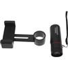 Toyvian Telescopio Monoculare Ultra HD con Adattatore per Telefono, Ingrandimento Professionale 2000x24, Plastica Nera, per Concerti e Osservazione Notturna