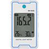 KiraKira Misuratore di luce digitale 0.1-999900Lux Tester con sensore di umidità temporanea per piante coltivate a LED giardino ufficio (SK-8101)