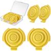 MilkFlow Compatibili con Medela PersonalFit Flex, Pump in Style MaxFlow, Swing Maxi, Freestyle Flex e Solo, 4 membrane diaframma con custodia