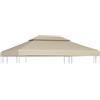 Generico Telo di Ricambio per Gazebo 310g/m² Beige 3x4m,Casa e Giardino,Prato e giardino,Vita all'aperto,Strutture da esterno,Accessori per baldacchini e gazebo,Tetti per baldacchini e gazebi-40881