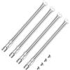 QuliMetal Bruciatore a gas da 49,5 cm per Weber Genesis 300, Genesis E330 E320 E310 S310 S320 S330 con manopola di controllo frontale, bruciatore in acciaio inossidabile 304 62752, bruciatore di