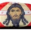Orivin Gesù Gonfalone Imperiale Cristo Religione Fede Volto Imperiale Bandiera Russa Striscione per Interni ed Esterni (3x5 piedi)