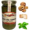 SFIZIDICALABRIA.COM PRODOTTI TIPICI CALA Pesto Calabrese, Basilico Noci e Pecorino Vaso 190gr Condimento Pasta pizza bruchette