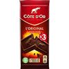 Cote D'Or Côte d'Or Cioccolato Fondente Extra - 3 Compresse da 100g, 300g