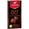 Cote D'Or Côte d?Or 86% Intense Black 100 g (confezione da 4)