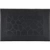 Relaxdays Zerbino in Gomma da Esterni e Interni, 40 x 60 cm, Antiscivolo, Design Welcome in Rilievo, da Ingresso, Nero