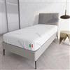 Italian Bed Linen Coprimaterasso con Fibra di BIOCERAMICA Piazza e Mezza 120 x 200 cm - Made in Italy - Proteggi Materasso con Elastico Perimetrale - Lavabile